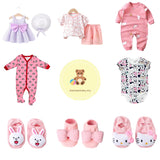 Baby Girl Gift Box D | 100 Days/Full Moon/Newborn Baby Gift Set (Klang Valley Delivery)