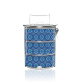 BDARI Tiffin Carrier - Blue Arabesque (Nationwide Delivery)