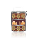 BDARI Tiffin Carrier - Brown Izink Tile (Nationwide Delivery)