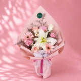 [NEW] PINK Sweet Heart Fresh Flower Bouquet (Klang Valley Delivery Only)