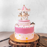 Carousel Theme Cake (Pink)