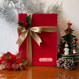 Christmas 2025 - Personalised Stainless Steel Tumbler with Handle and Straw and Ahmad Tea (Music Box Edition)