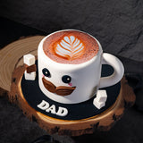 Coffee Mug Designer Cake - Father's Day Flowers & Gifts 2026