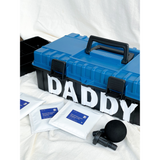 Ultimate Recharge Treasure | Personalized Toolbox With EyeMask, Coffee, Massage Gun And T-shirt (Nationwide Delivery)