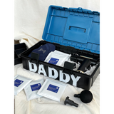 Ultimate Recharge Treasure | Personalized Toolbox With EyeMask, Coffee, Massage Gun And T-shirt (Nationwide Delivery)