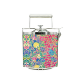 BDARI Tiffin Carrier - Blue Pink Batik (Nationwide Delivery)