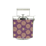BDARI Tiffin Carrier - Gold Blue Mandala (Nationwide Delivery)