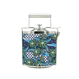 BDARI Tiffin Carrier - Blue Batik Flower (Nationwide Delivery)
