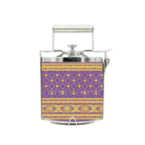 BDARI Tiffin Carrier - Indian Saree Royal Purple (Nationwide Delivery)
