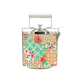 BDARI Tiffin Carrier - Orange Green Ornament (Nationwide Delivery)