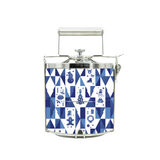 BDARI Tiffin Carrier - Abstract Christmas Blue (Nationwide Delivery)