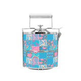 BDARI Tiffin Carrier - Blue Patchwork (Nationwide Delivery)