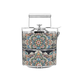 BDARI Tiffin Carrier - Dark Reminiscent Mandala (Nationwide Delivery)