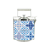 BDARI Tiffin Carrier - Cobalt Blue Arabic  (Nationwide Delivery)