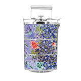 BDARI Tiffin Carrier - Purple Batik (Nationwide Delivery)
