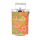BDARI Tiffin Carrier - Orange Batik (Nationwide Delivery)