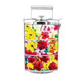 BDARI Tiffin Carrier - Impressionism Floral (Nationwide Delivery)