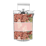 BDARI Tiffin Carrier - Pink Floral Batik (Nationwide Delivery)