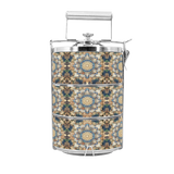 BDARI Tiffin Carrier - Glory Blue Mandala (Nationwide Delivery)