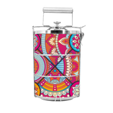 BDARI Tiffin Carrier - Pink Circle (Nationwide Delivery)