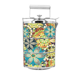 BDARI Tiffin Carrier - Green Floral Mandala (Nationwide Delivery)