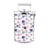 BDARI Tiffin Carrier - Purple Blue Floral (Nationwide Delivery)