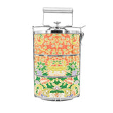 BDARI Tiffin Carrier - Orange Green Batik (Nationwide Delivery)