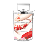 BDARI Tiffin Carrier - Koi Fish (Nationwide Delivery)