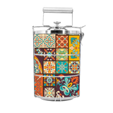 BDARI Tiffin Carrier - Mix Patchwork  (Nationwide Delivery)