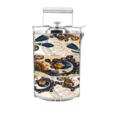 BDARI Tiffin Carrier - Yellow Paisley (Nationwide Delivery)