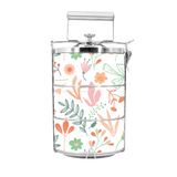 BDARI Tiffin Carrier - Orange Floral Garden (Nationwide Delivery)