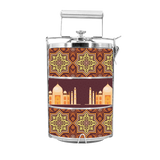 BDARI Tiffin Carrier - Brown Izink Tile (Nationwide Delivery)