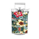 BDARI Tiffin Carrier - Green Batik Sarong (Nationwide Delivery)