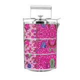 BDARI Tiffin Carrier - Pink Batik Sarong (Nationwide Delivery)