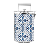BDARI Tiffin Carrier - Blue Ceramic (Nationwide Delivery)