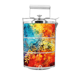 BDARI Tiffin Carrier - Abstract Batik  (Nationwide Delivery)