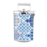 BDARI Tiffin Carrier - Cobalt Blue Arabic  (Nationwide Delivery)