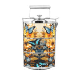 BDARI Tiffin Carrier - Vintage Sunflower (Nationwide Delivery)