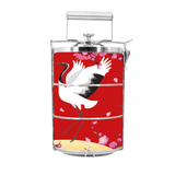 BDARI Tiffin Carrier - Red Crane (Nationwide Delivery)