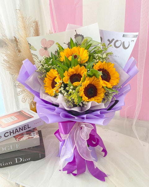 Sunflower Bouquet (Penang Delivery only) | Giftr - Malaysia's Leading ...