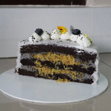 Dubai Chocolate Black Sesame Cake (1kg) - Father's Day Flowers & Gifts 2026