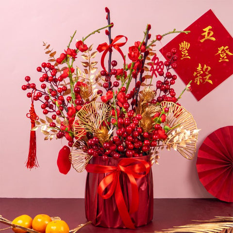 CNY Hampers & Gifts 2025 Prosperity Flower Box - CNY Hampers & Gifts 2025