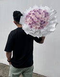 52 stalks Purple and Pink Rose - Soap Flower (Klang Valley Delivery)