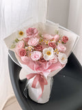 Pink theme mix rose bouquet - Soap Flower ( Klang Valley Delivery ) - Valentine's Day Flowers & Gifts 2025