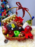 Choco Fruity Merry Basket (With Wine)  - Christmas 2025