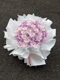 52 stalks Purple and Pink Rose - Soap Flower (Klang Valley Delivery)