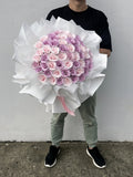 52 stalks Purple and Pink Rose - Soap Flower (Klang Valley Delivery)