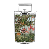 BDARI Tiffin Carrier - Orchid Flowers (Nationwide Delivery)