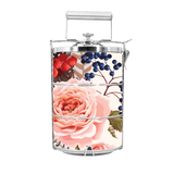 BDARI Tiffin Carrier - Peony (Nationwide Delivery)