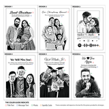 Personalized Mahogany Wood Photo Engraving Frame Night Light (Nationwide Delivery) - Father's Day Flowers & Gifts 2026